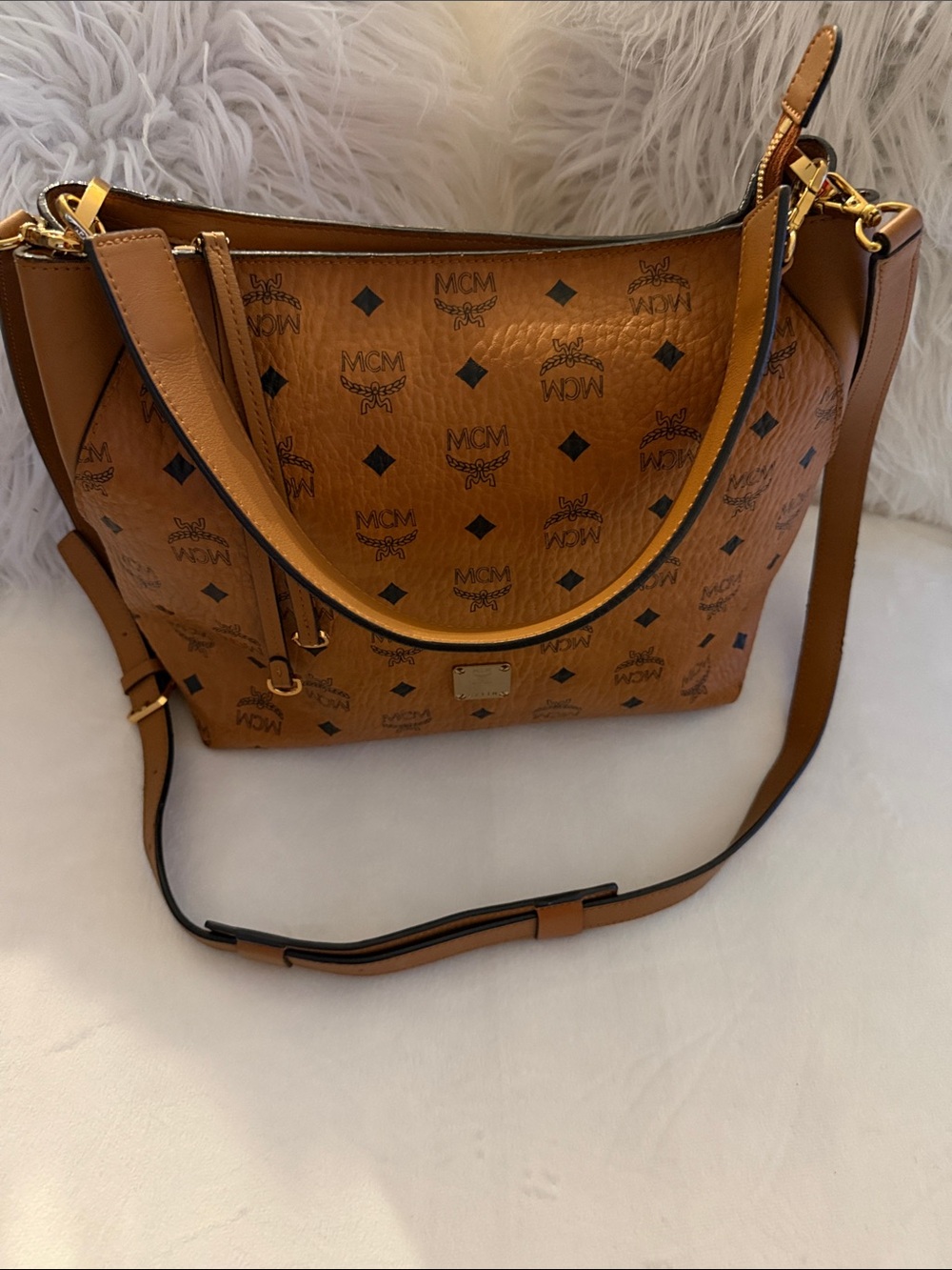 Authentic MCM Klara Hobo Bag – Excellent Condition